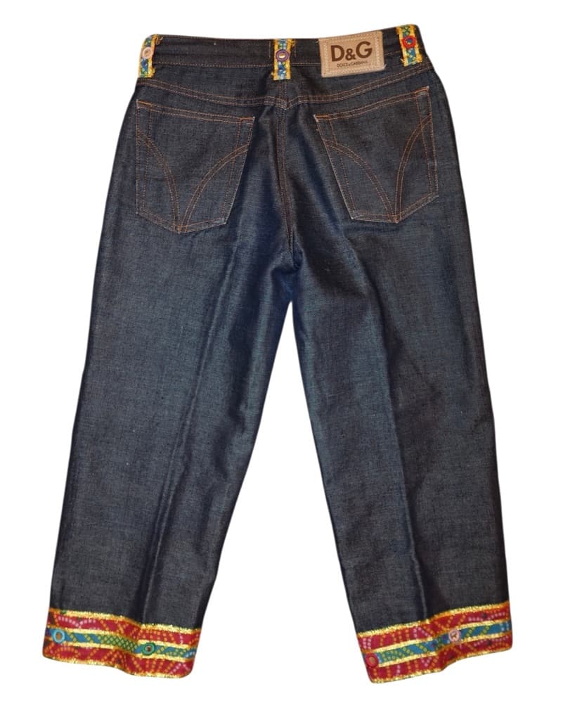 D&G Indi-Oriental Mirror Jeans - Image 2