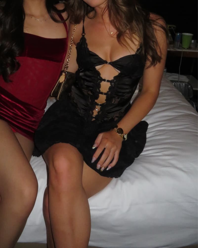 Outcast Black Lace Mini Dress - Image 2