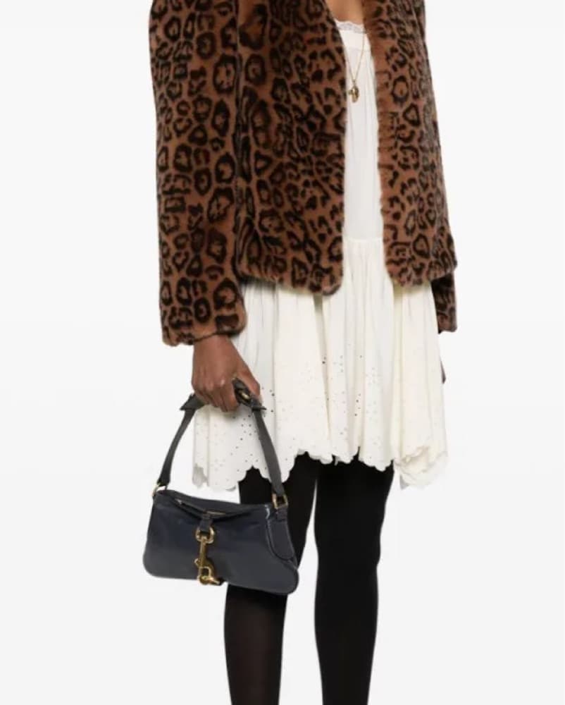 Chloe Kerala Navy Blue Shoulder Bag - Image 3