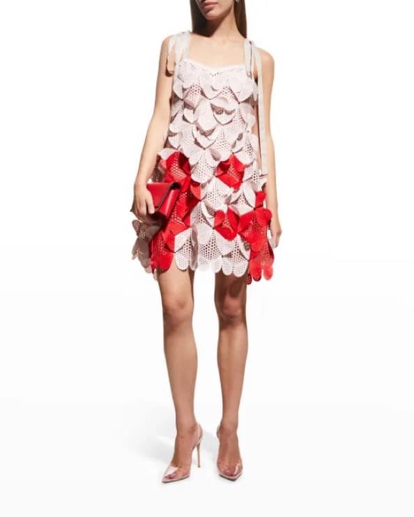 Paskal Heart Applique Mini Dress - Image 1