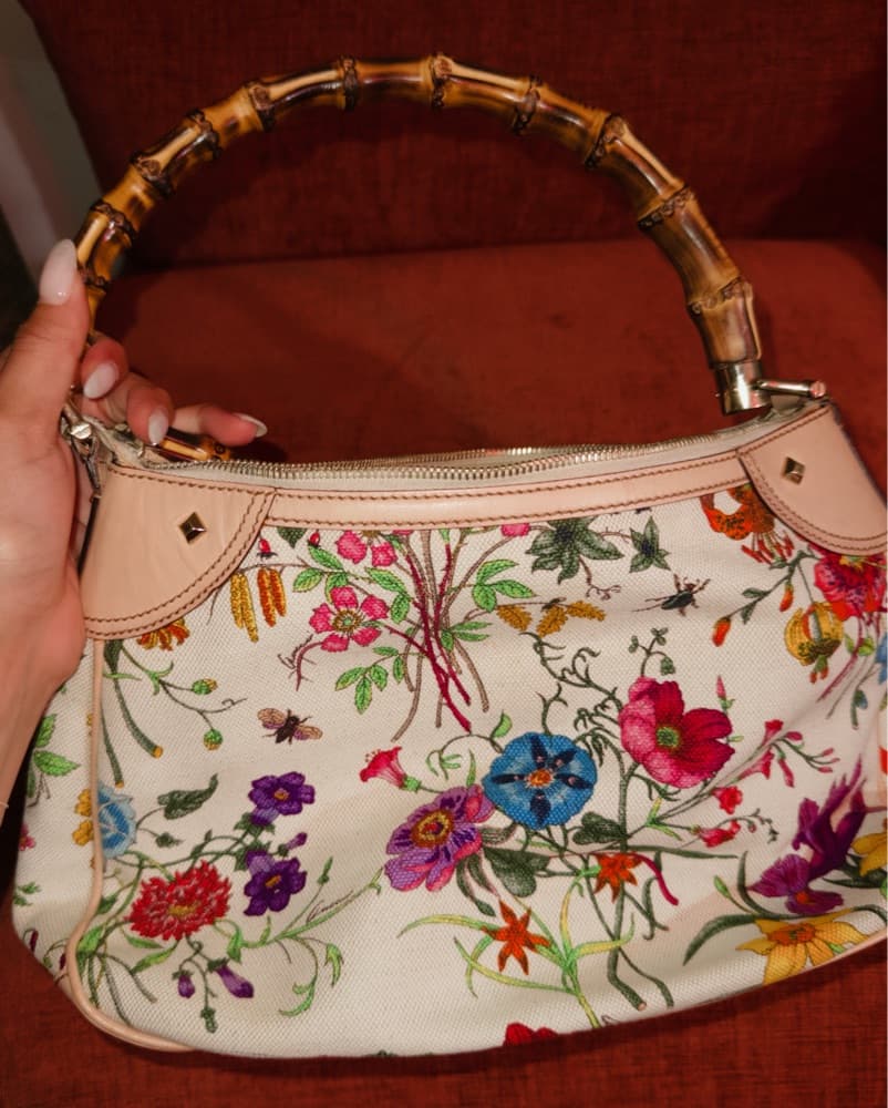 VINTAGE Gucci Bamboo Bag - Image 2