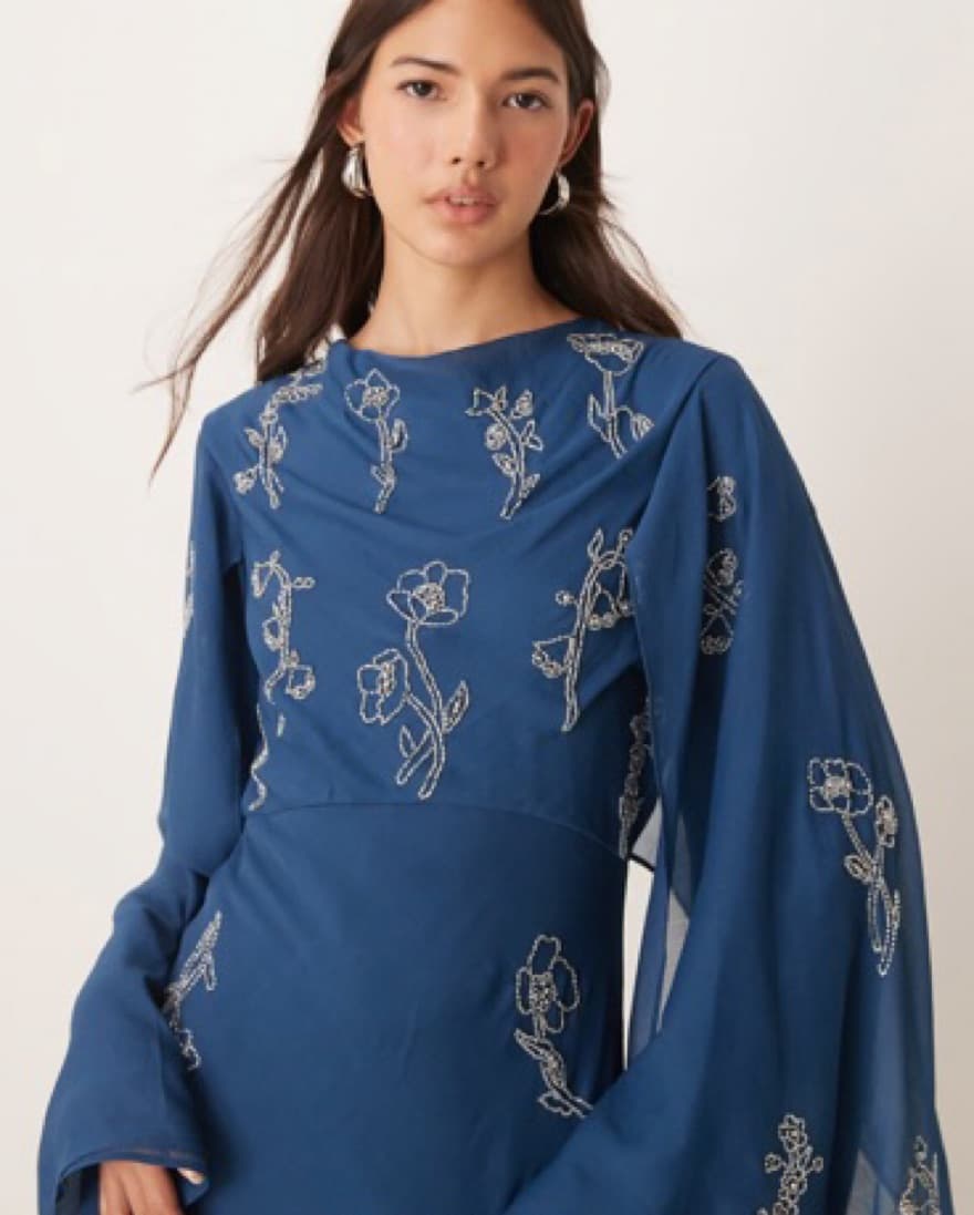 Beaded Formal Dress - Image 4