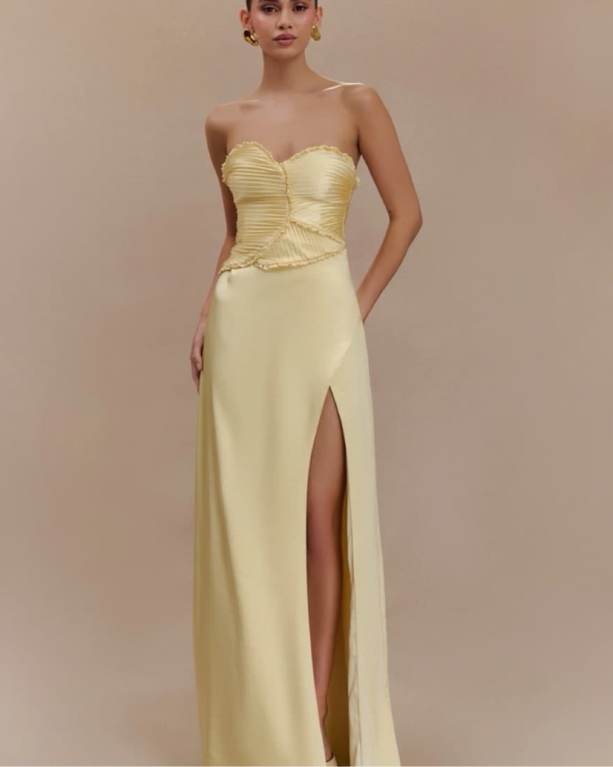 Meshki Larissa Satin Maxi Dress - Image 1