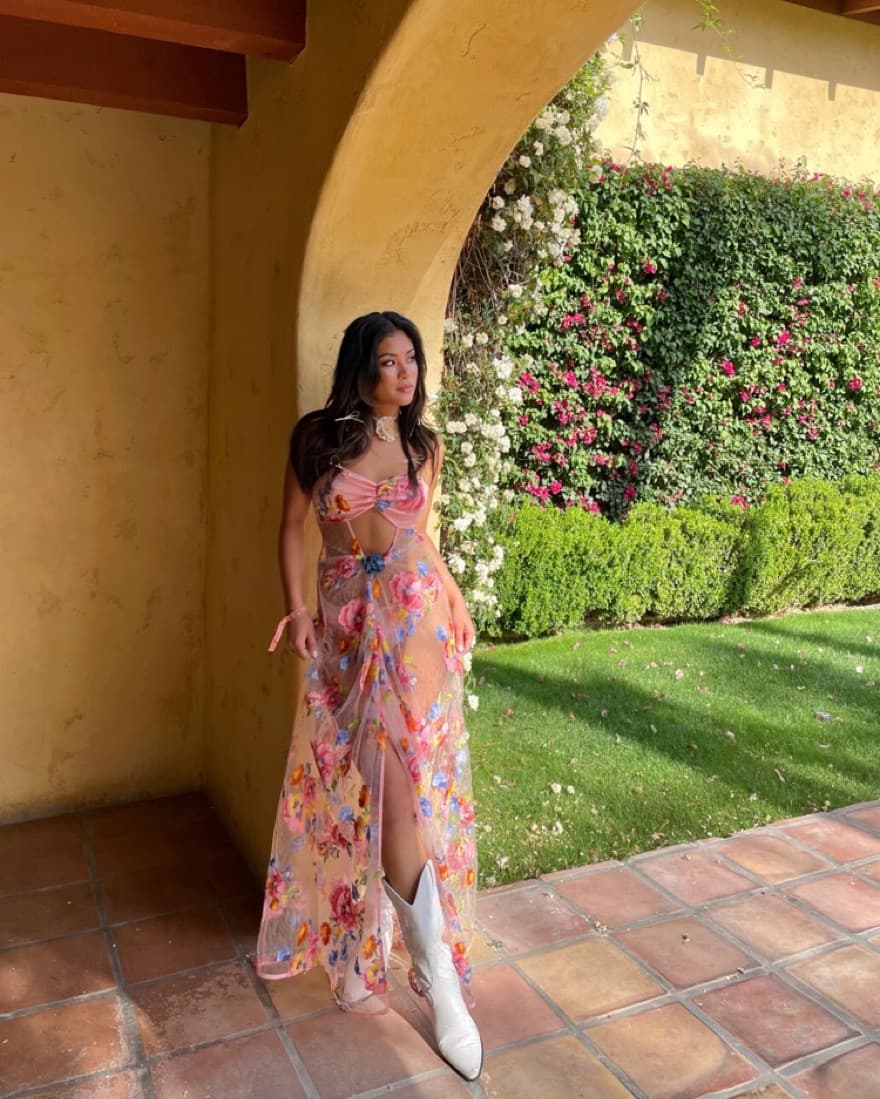 For Love & Lemons - Delaney Maxi Dress  - Image 1
