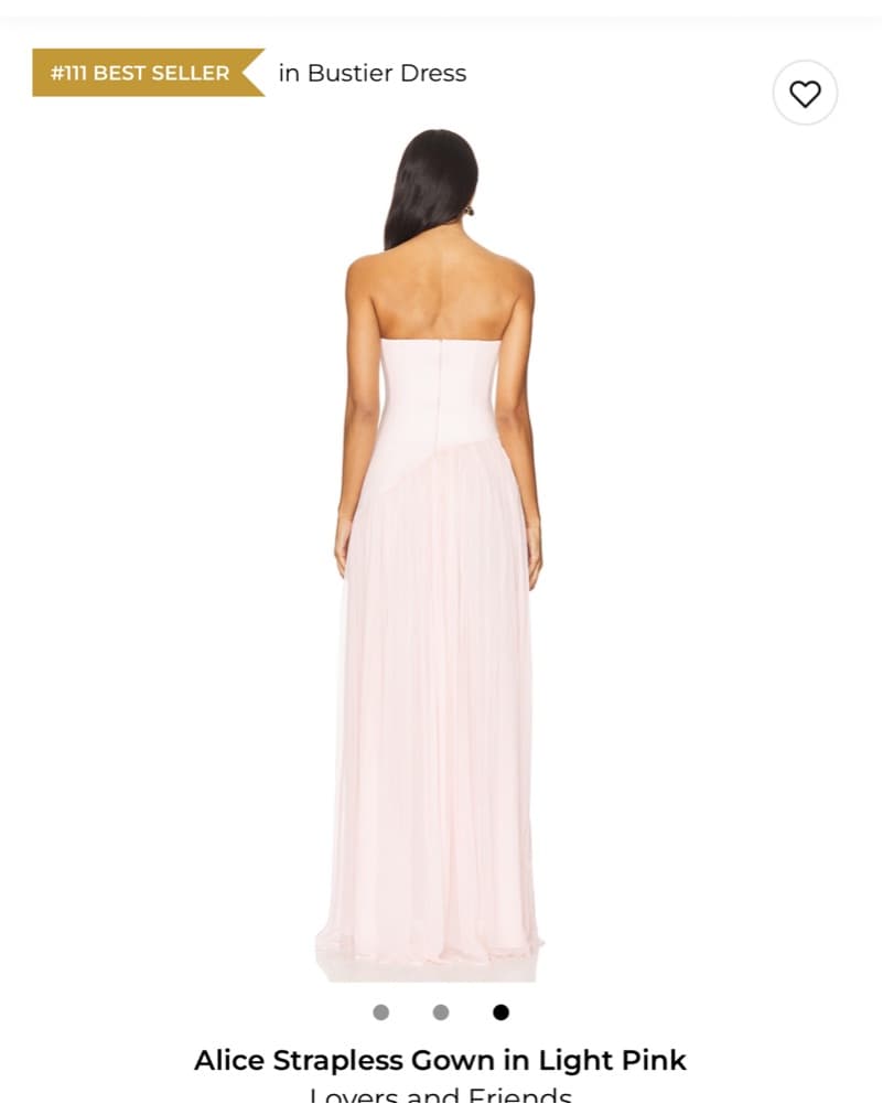 Alice Strapless Gown - Image 2