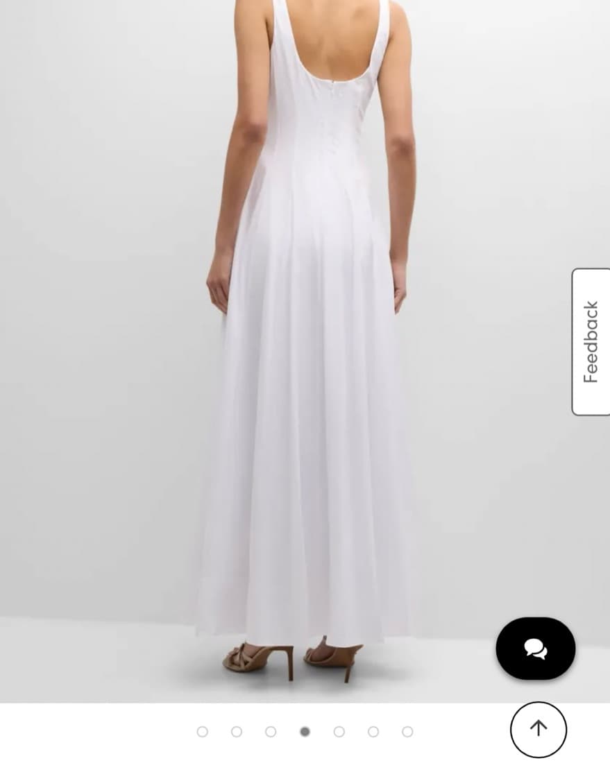 Staud Wells Maxi Dress, Azure - Image 4