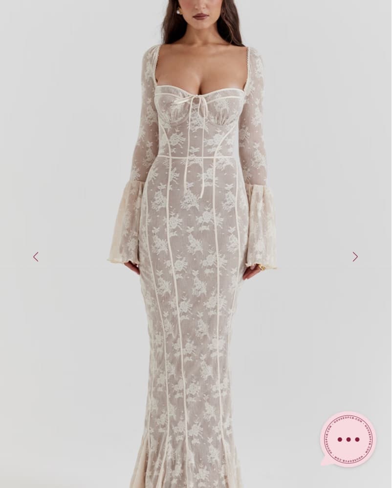 House Of CB Delilah Lace Maxi Dress - Image 1