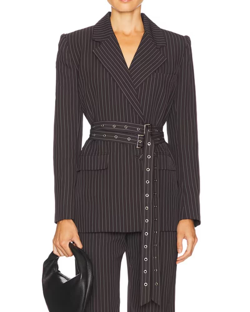 Nonchalant Label Belted Pant Suit  - Image 3