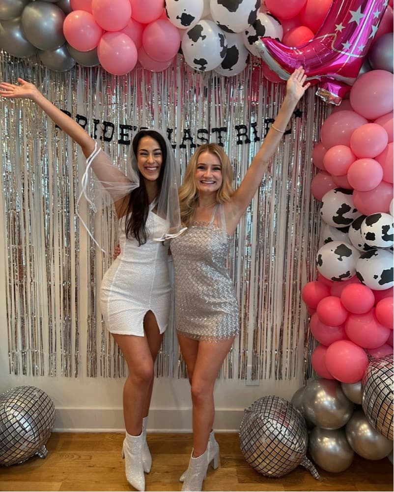 Silver Lucy In The Sky Mini Dress - Image 2