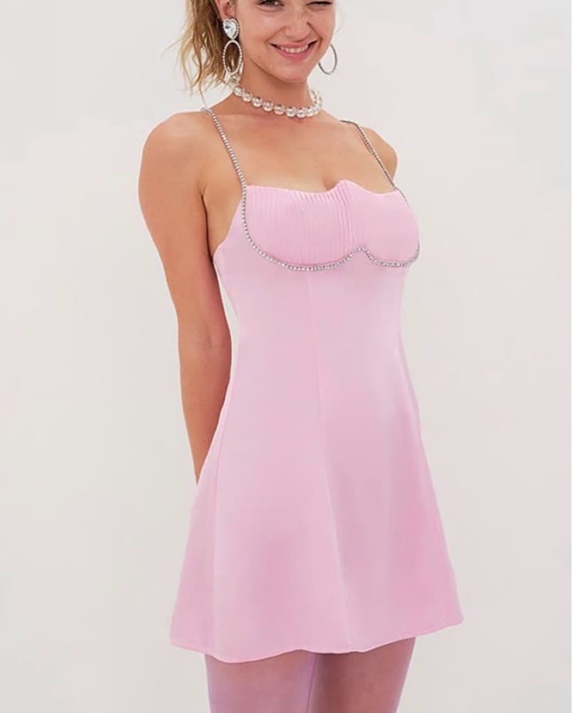 For love and lemons rhinestone dress  - Image 1
