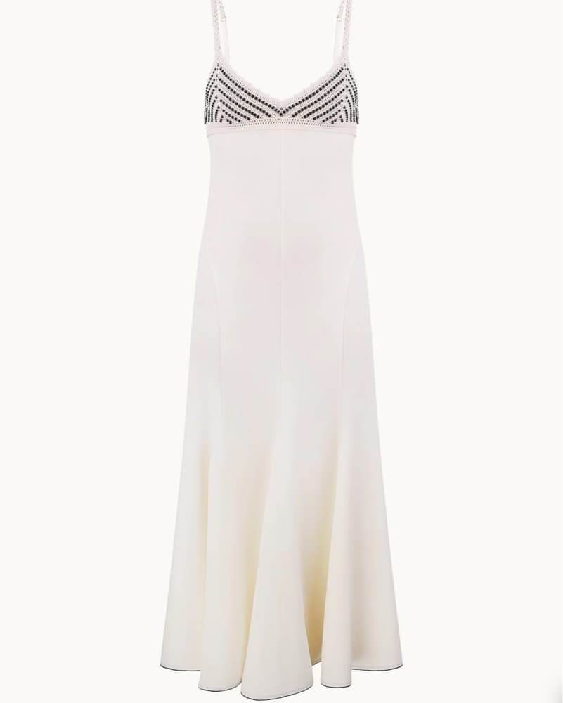 Anna October White And Beaded Dress - Image 1