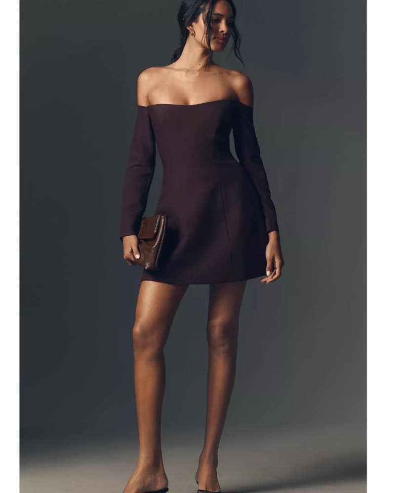 Elegant Off-Shoulder Dress - Image 3