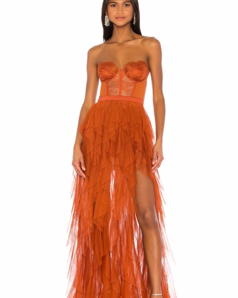 For Love & Lemons Bustier Gown - Image 3