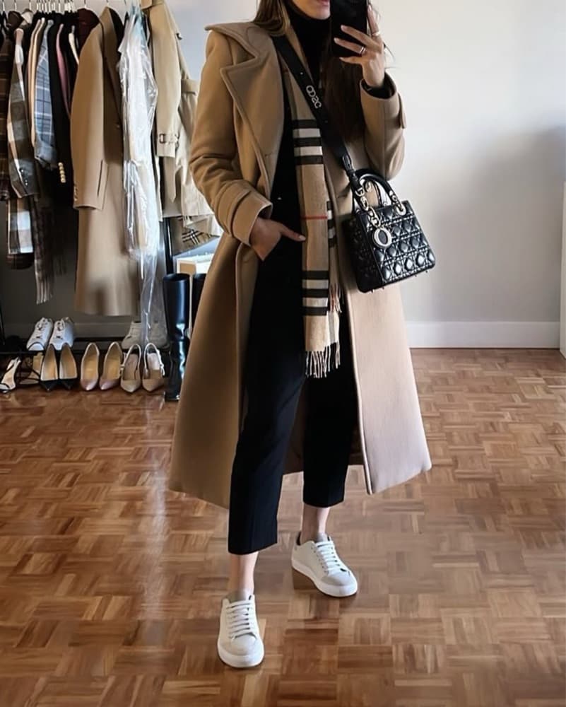 Cashmere Burberry Scarf Giant Check - Image 5