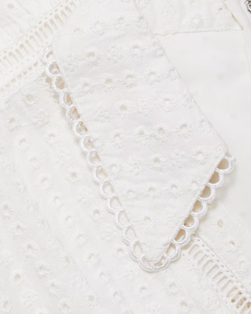 Alice + Olivia Mila Eyelet Dress - Image 3