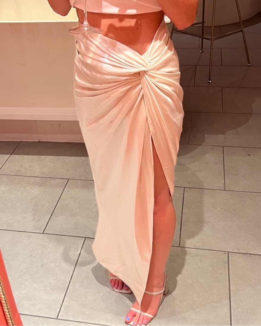 Side Draped Skirt - Carmen Llaguno - Image 2