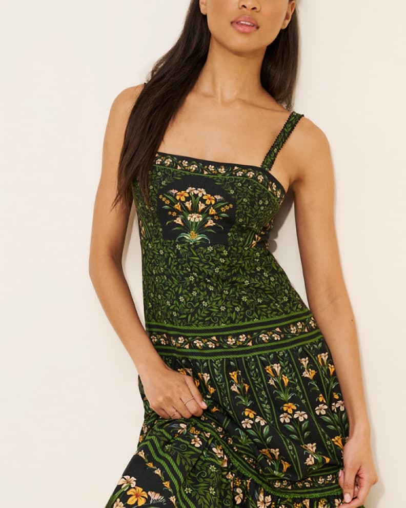 Farm Rio Flowers Arch Linen Blend Sleeve - Image 3