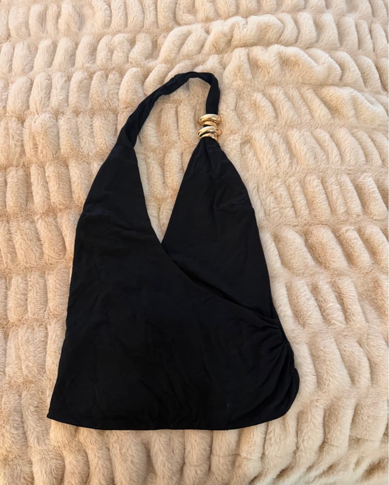 Kookai Black Going Out Top - Image 1