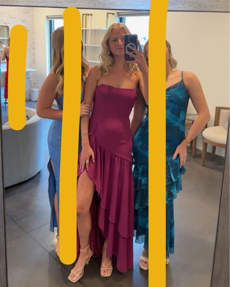 Fishtail Strapless Corset Maxi Dress - Image 3