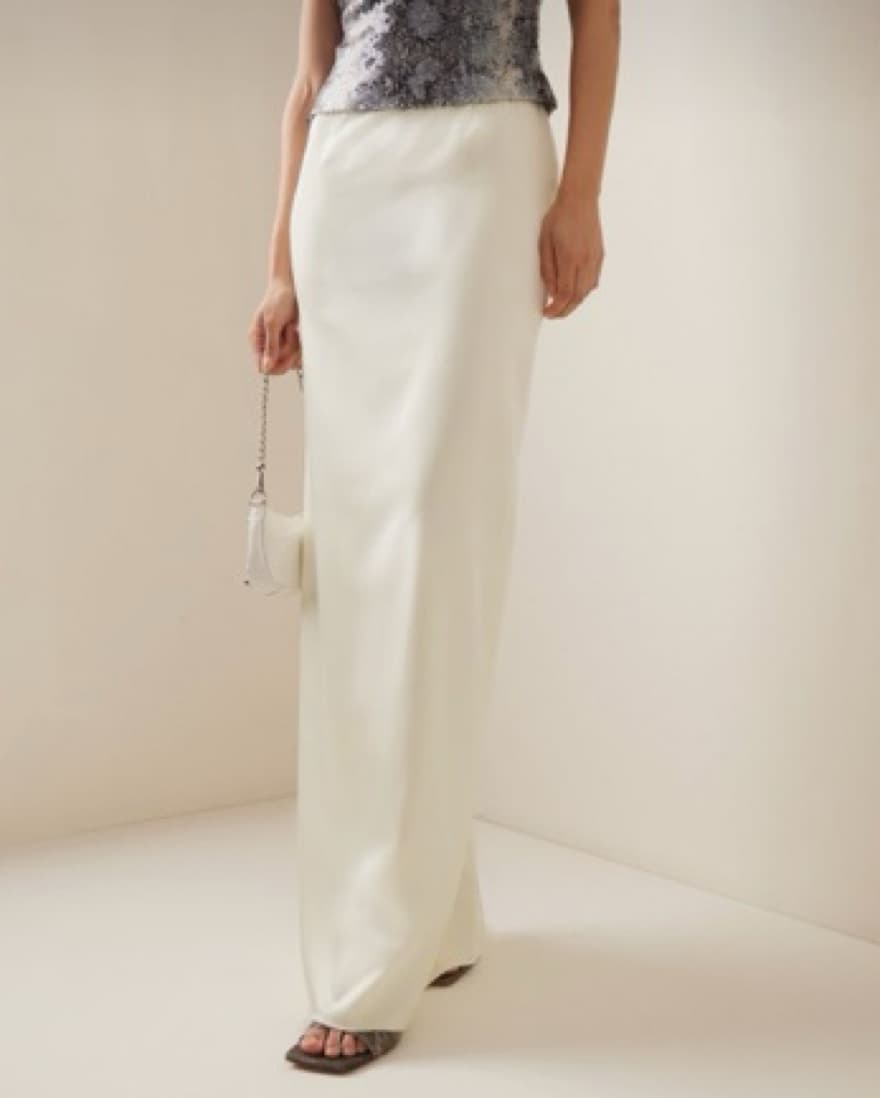 16 Arlington Olwyn Satin Maxi Skirt - Image 1
