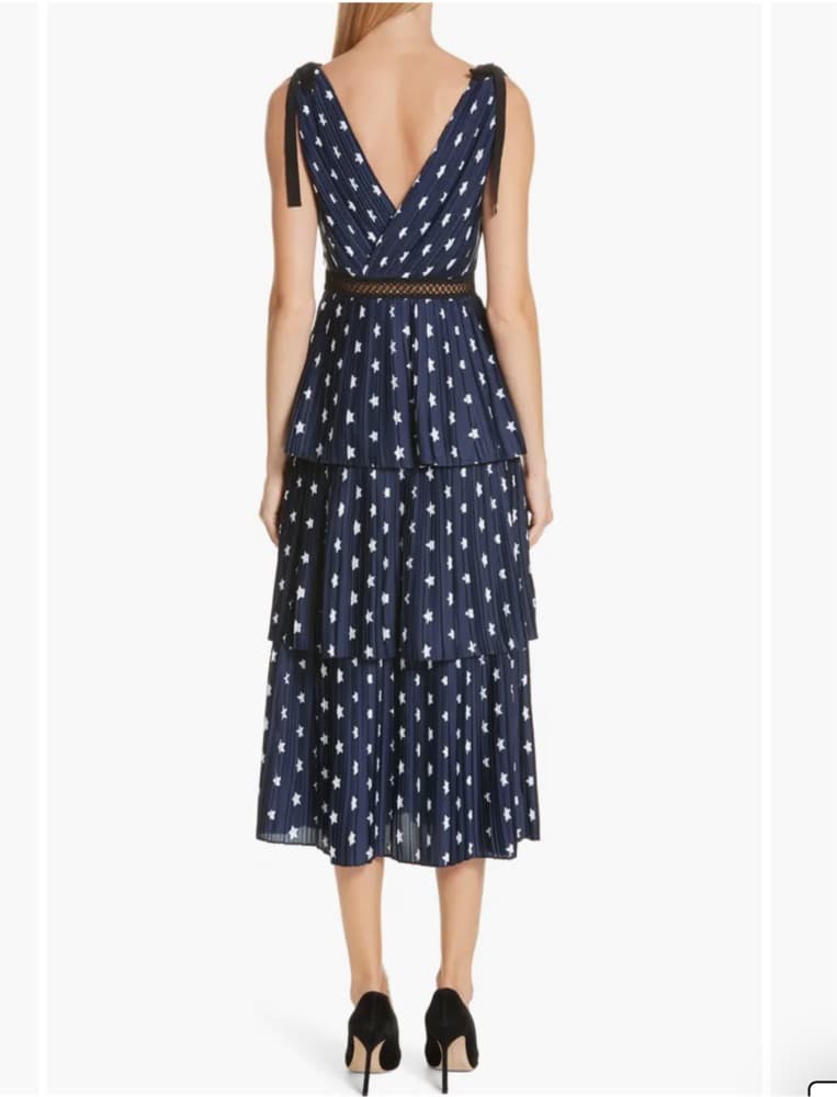 Self Portiat Midi Dress - Image 2