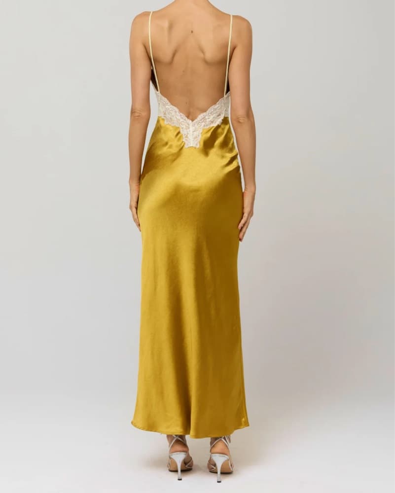Resa Mustard Gold Maxi - Image 2