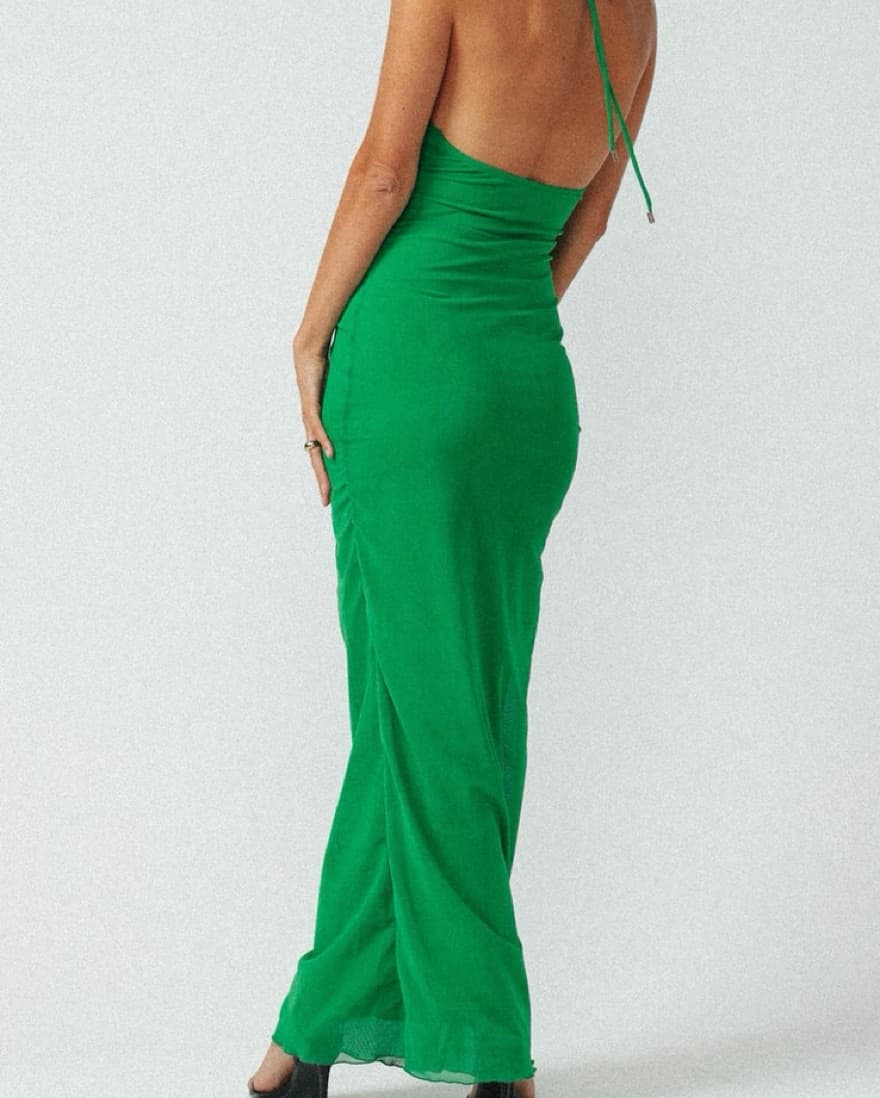 Jagger & Stone Emily Maxi Dress Green - Image 3