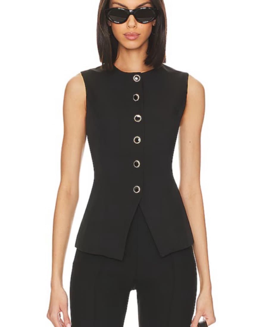 Revolve Emiliana Top in Black - Image 2