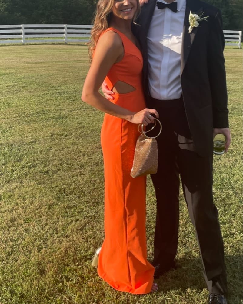 Orange Aiden Maddox Shoulder Formal - Image 6