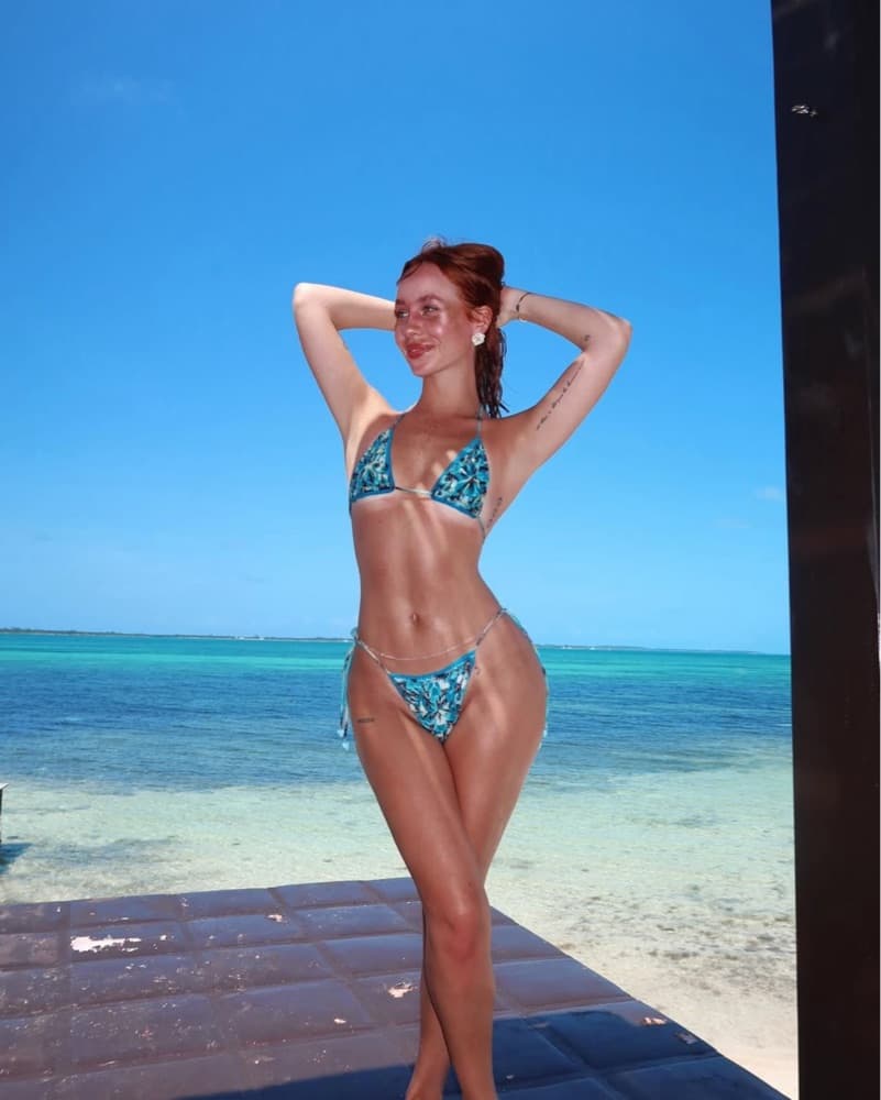 Blue crochet bikini set  - Image 4