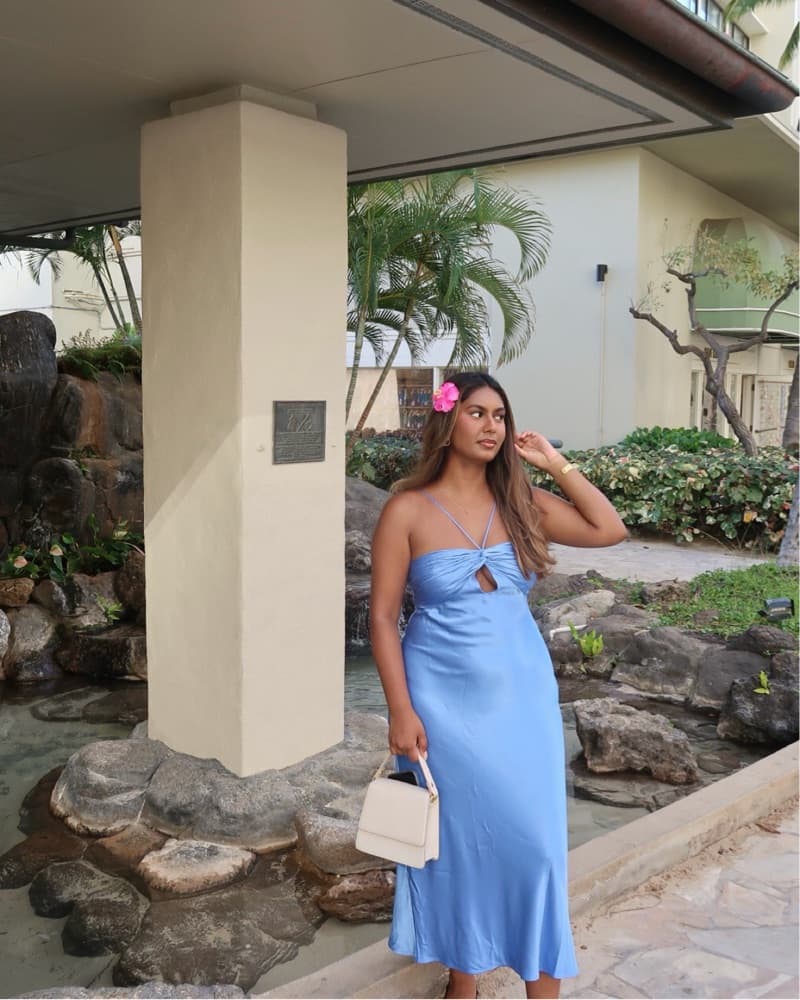 Rails Stunning Blue Dress wedding guest  - Image 3