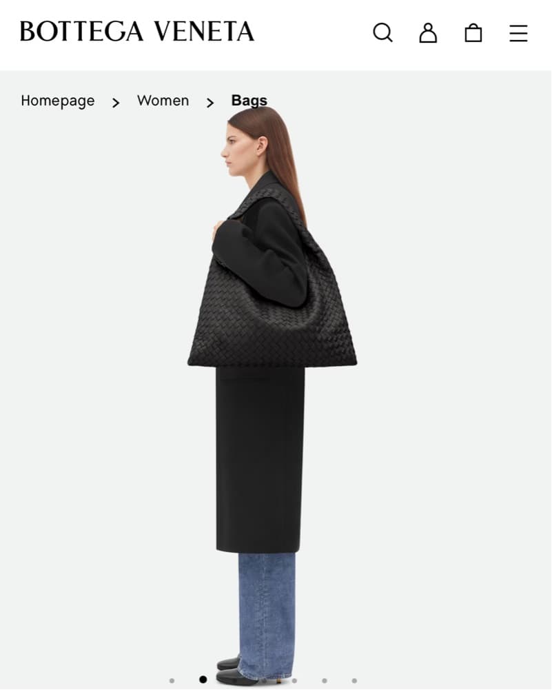 Bottega Large Hop Bag - Image 3