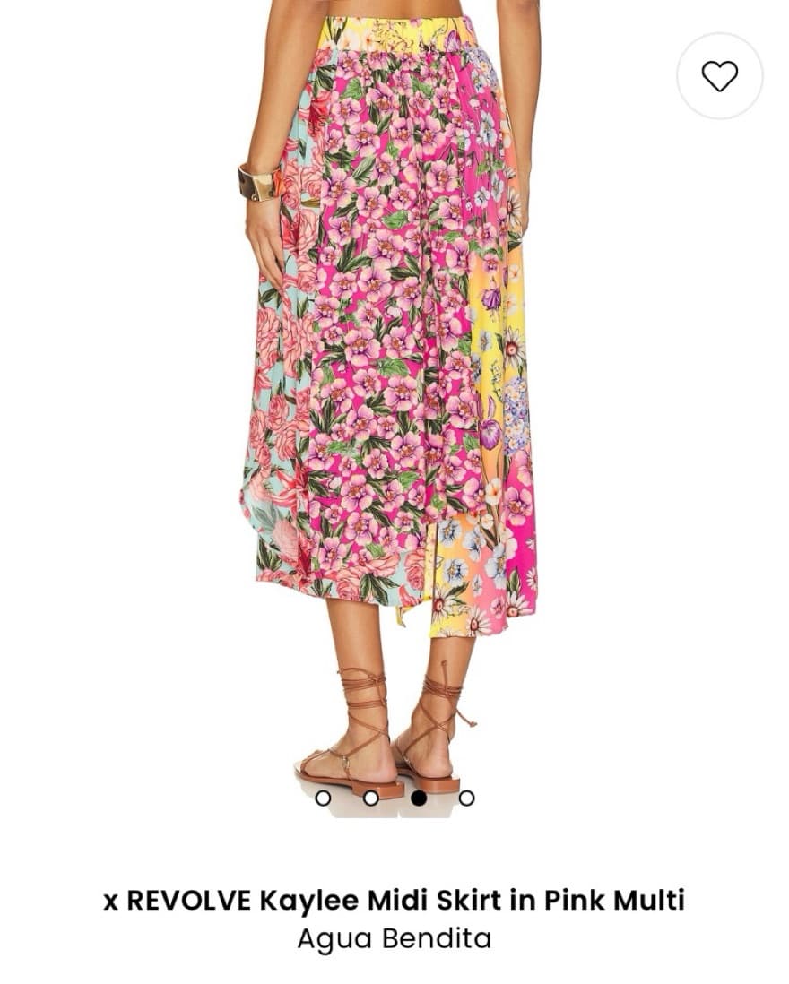Revolve Kaylee Midi Skirt In Pink Multi - Image 2