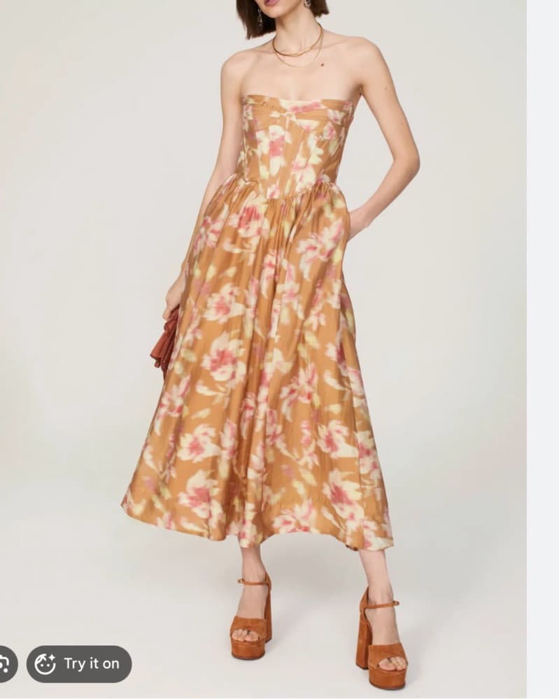 BARDOT lola Corset Midi Dress - Image 1
