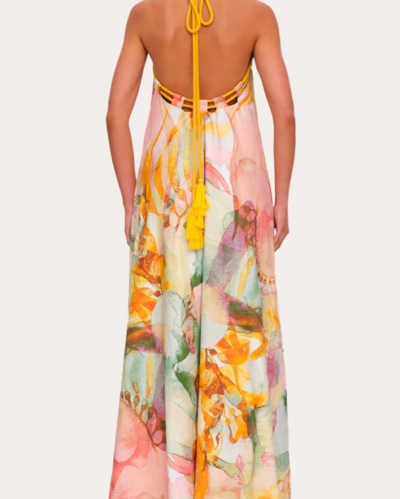 Andrea Iyamah Essi Print Maxi Dress - Image 3