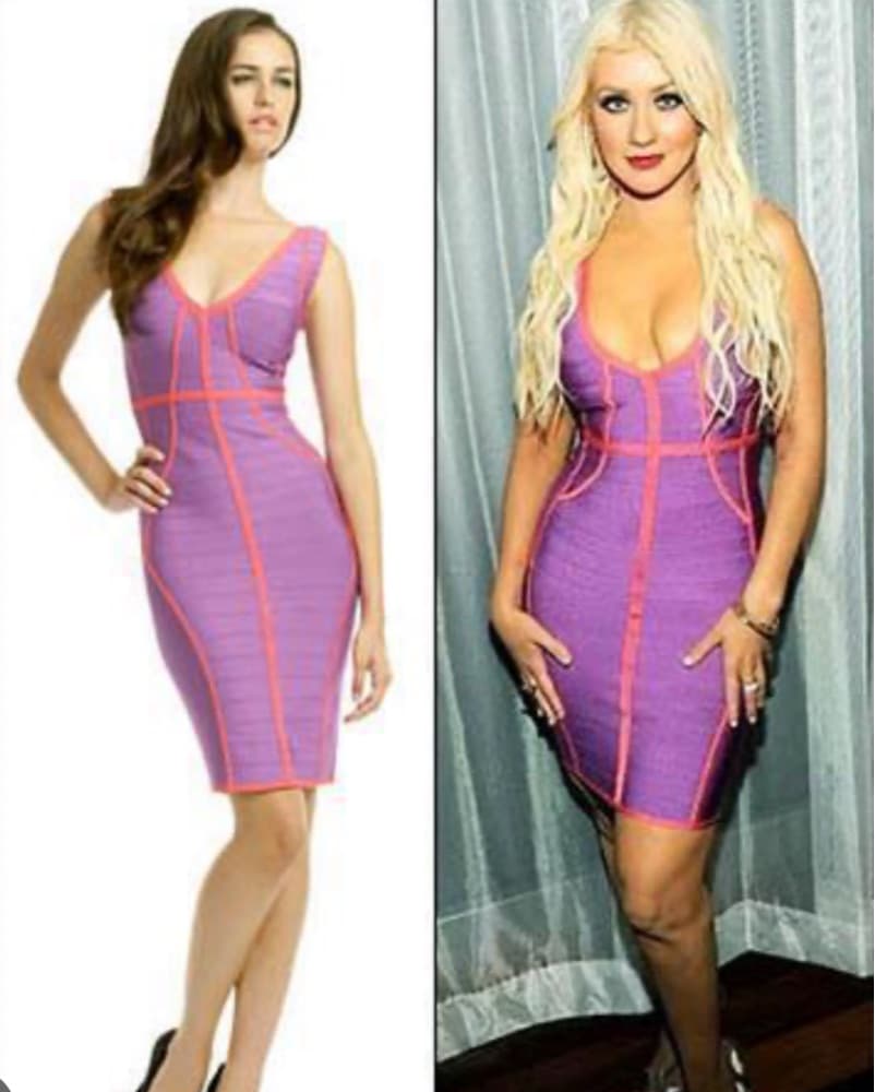 Herve Leger Bandage Dress - Image 1
