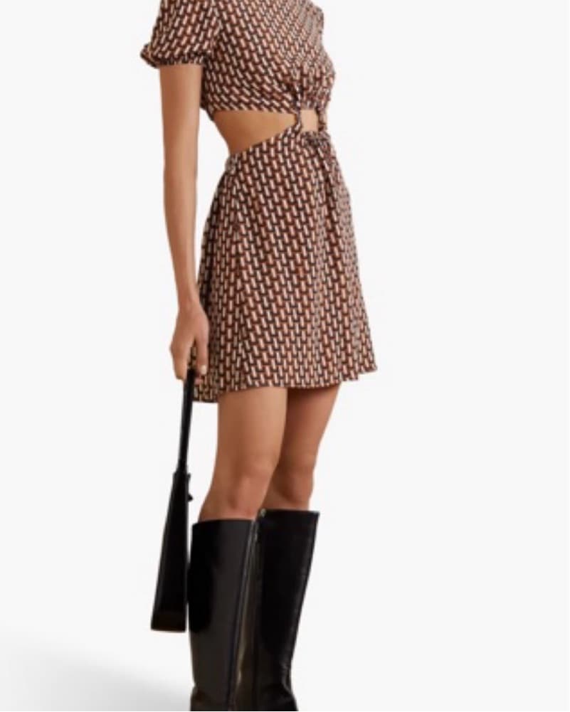 Staud Printed Dress - Image 1