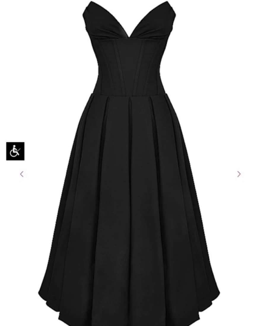 House Of CB Lady Strapless Midi Dress - Image 5