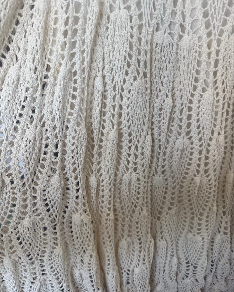Elegant Crochet Lace Skirt - Image 3