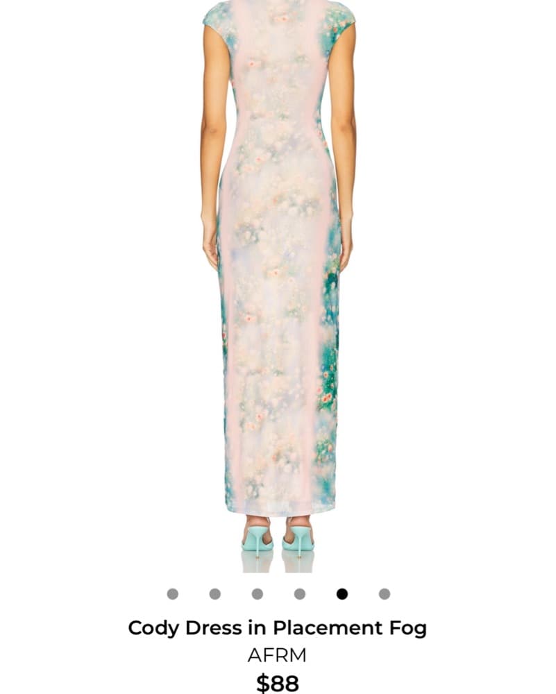 Cody Dress In Placement Fog - Image 2