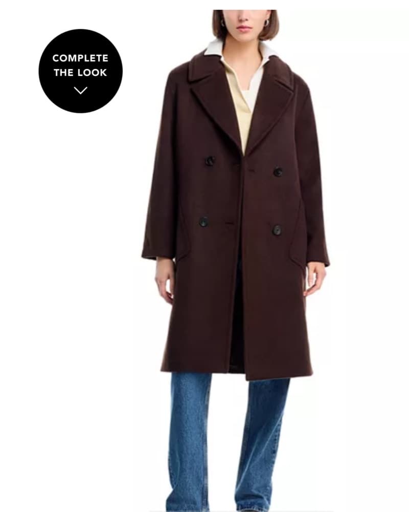 AQUA - Double-Breasted Coat - Image 5