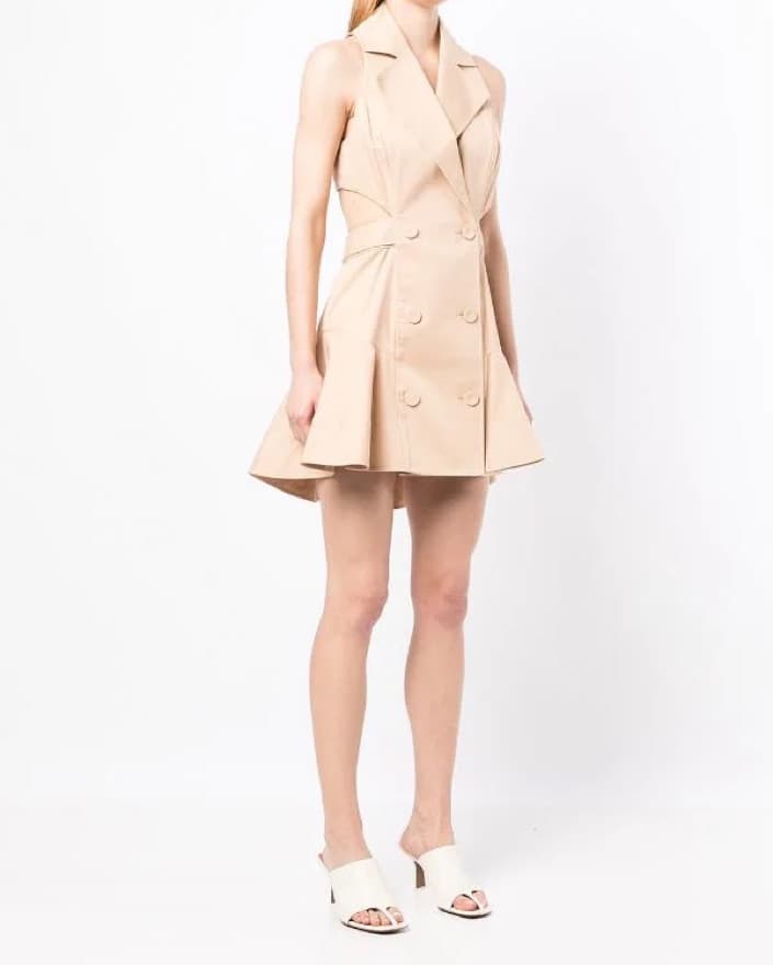 Acler cut-out trench dress - Image 3