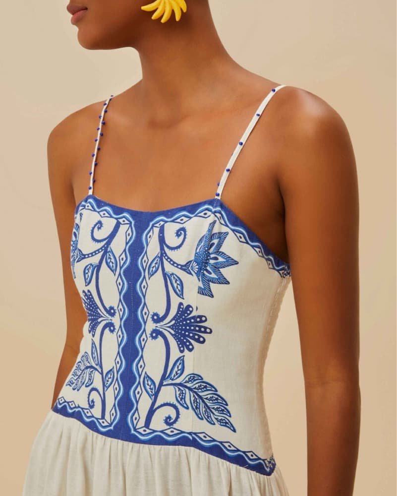Farm Rio Shell Garden dress - Image 2