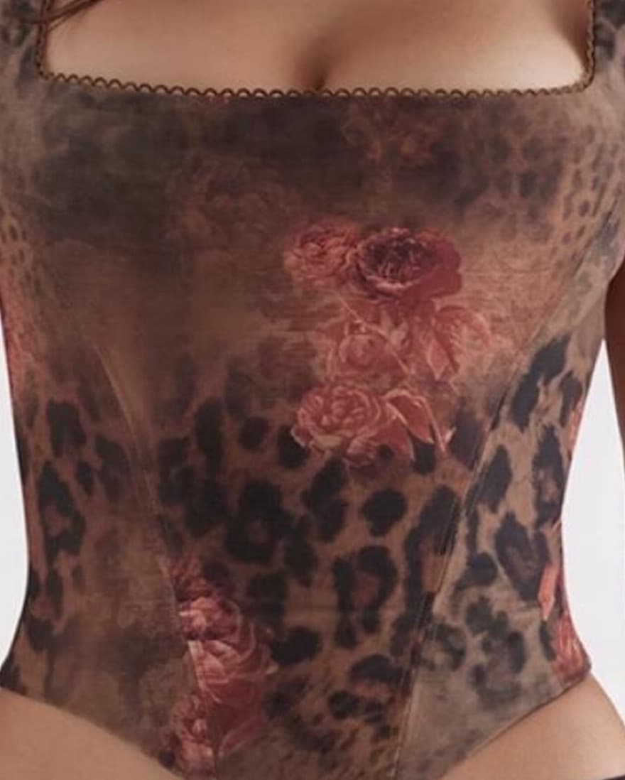 House Of CB Cheetah Corset  - Image 2