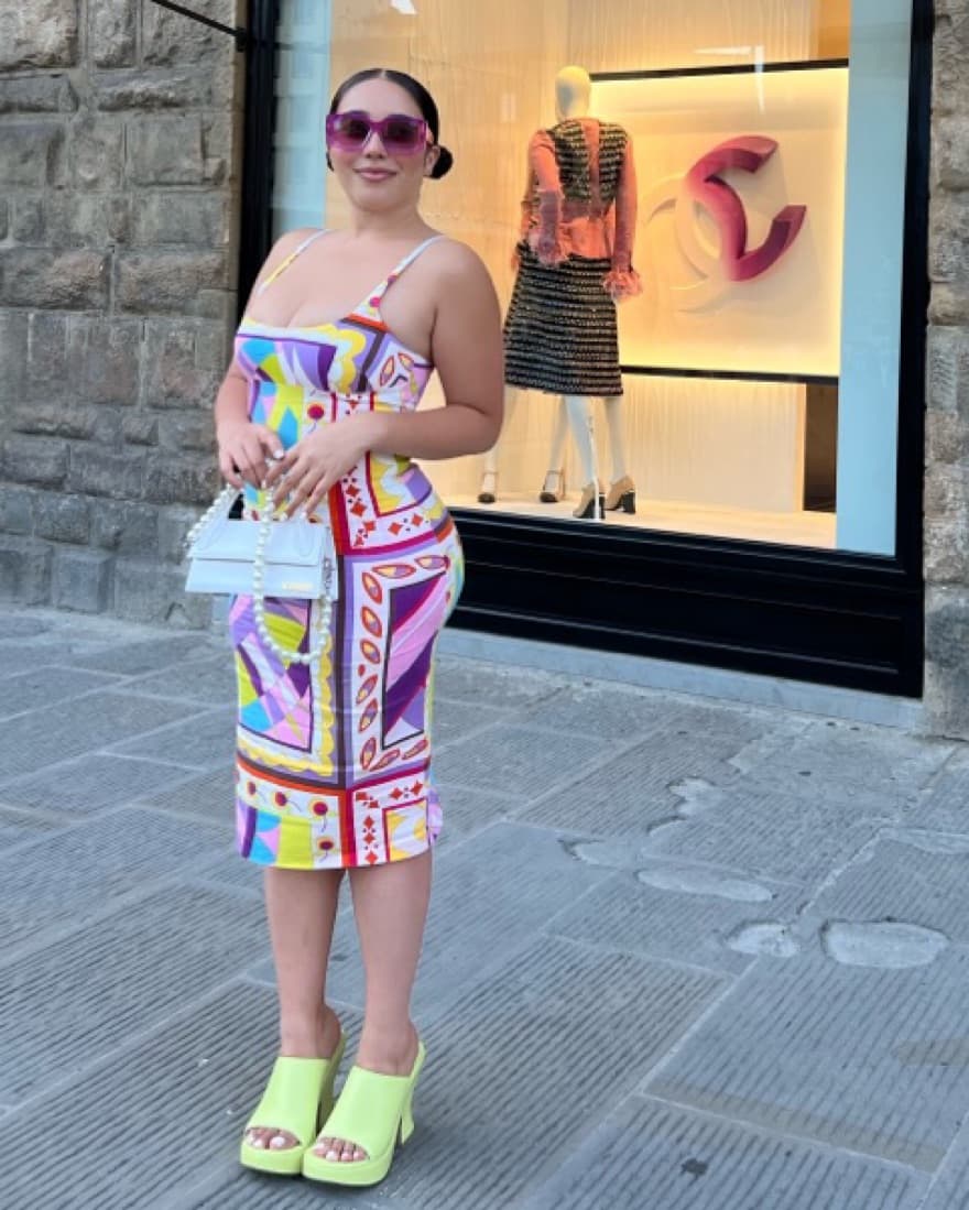 VTG D&G Multi Printed Dress  - Image 1