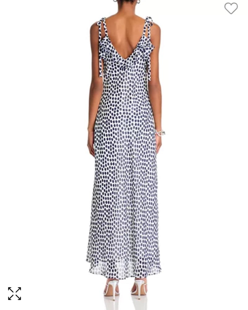 Polka Dot Maxi Dress - Image 5