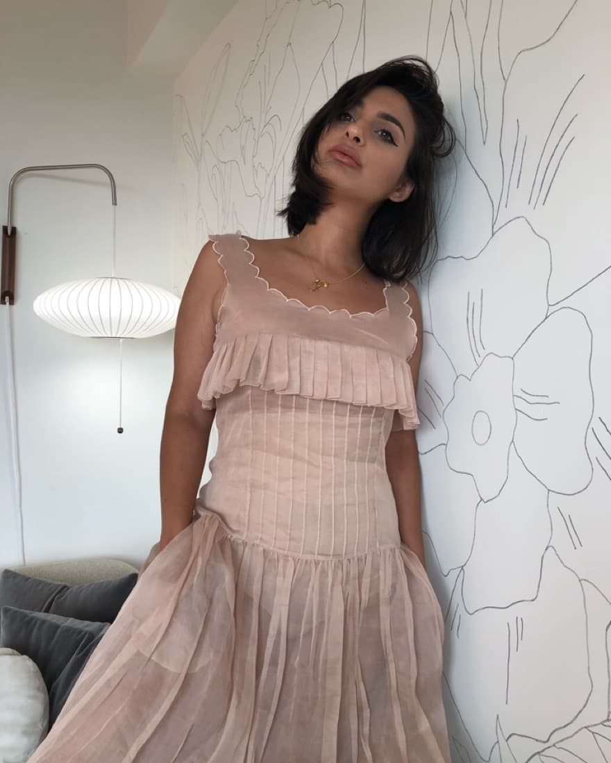 Nude Fendi Maxi Dress - Sheer  - Image 2