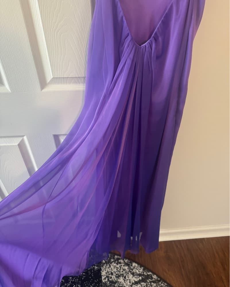 Sparkling Purple Formal Gown - Image 5