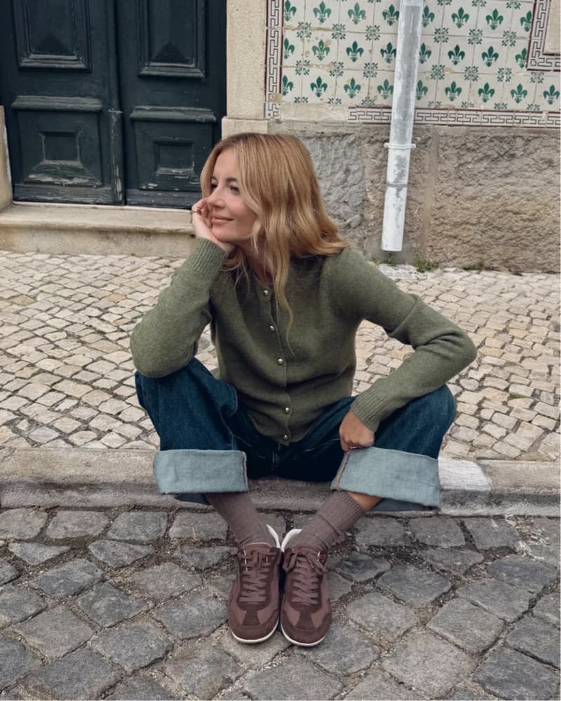 Zara Olive Green Cardigan - Image 1