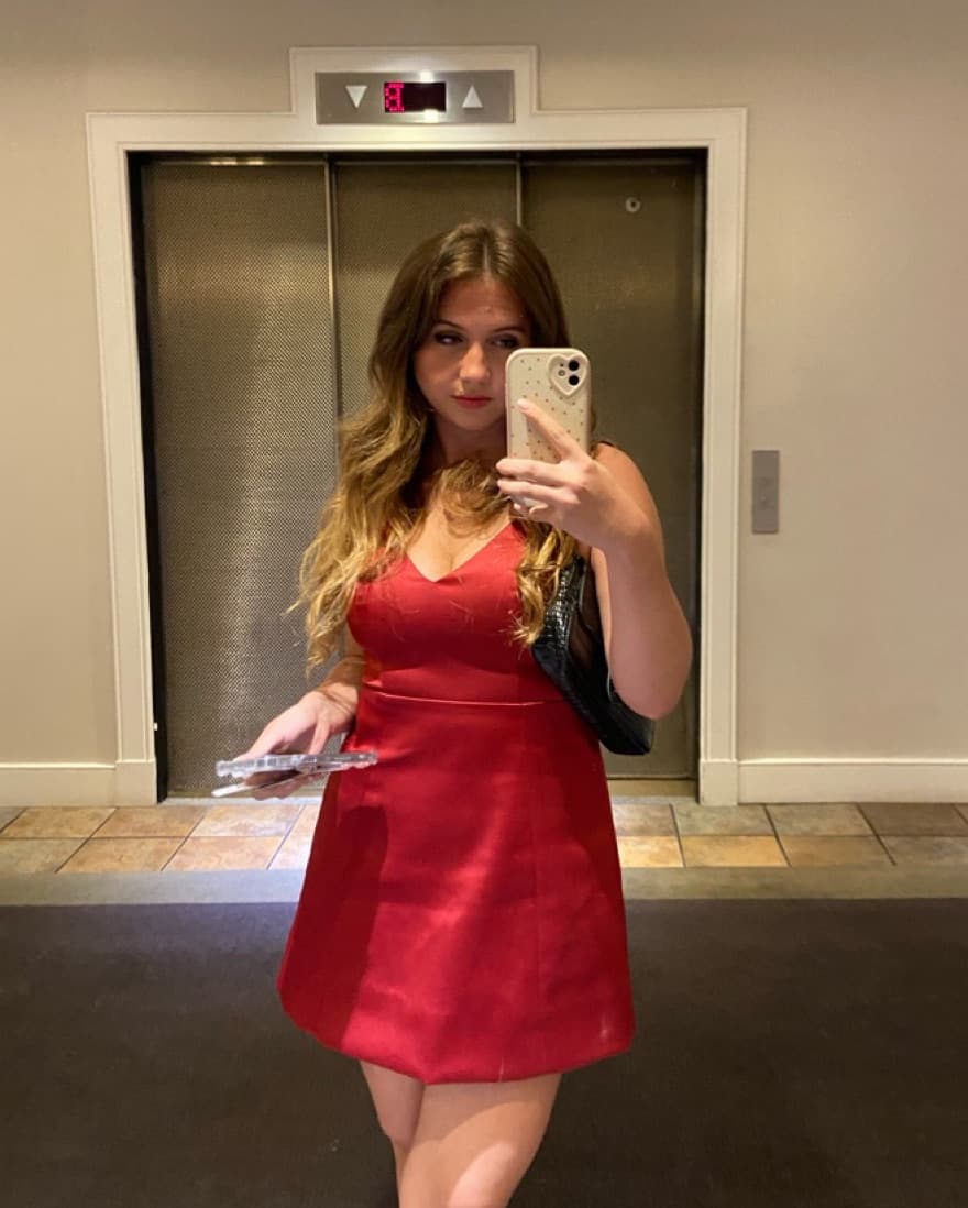 Red Mini Dress  - Image 1